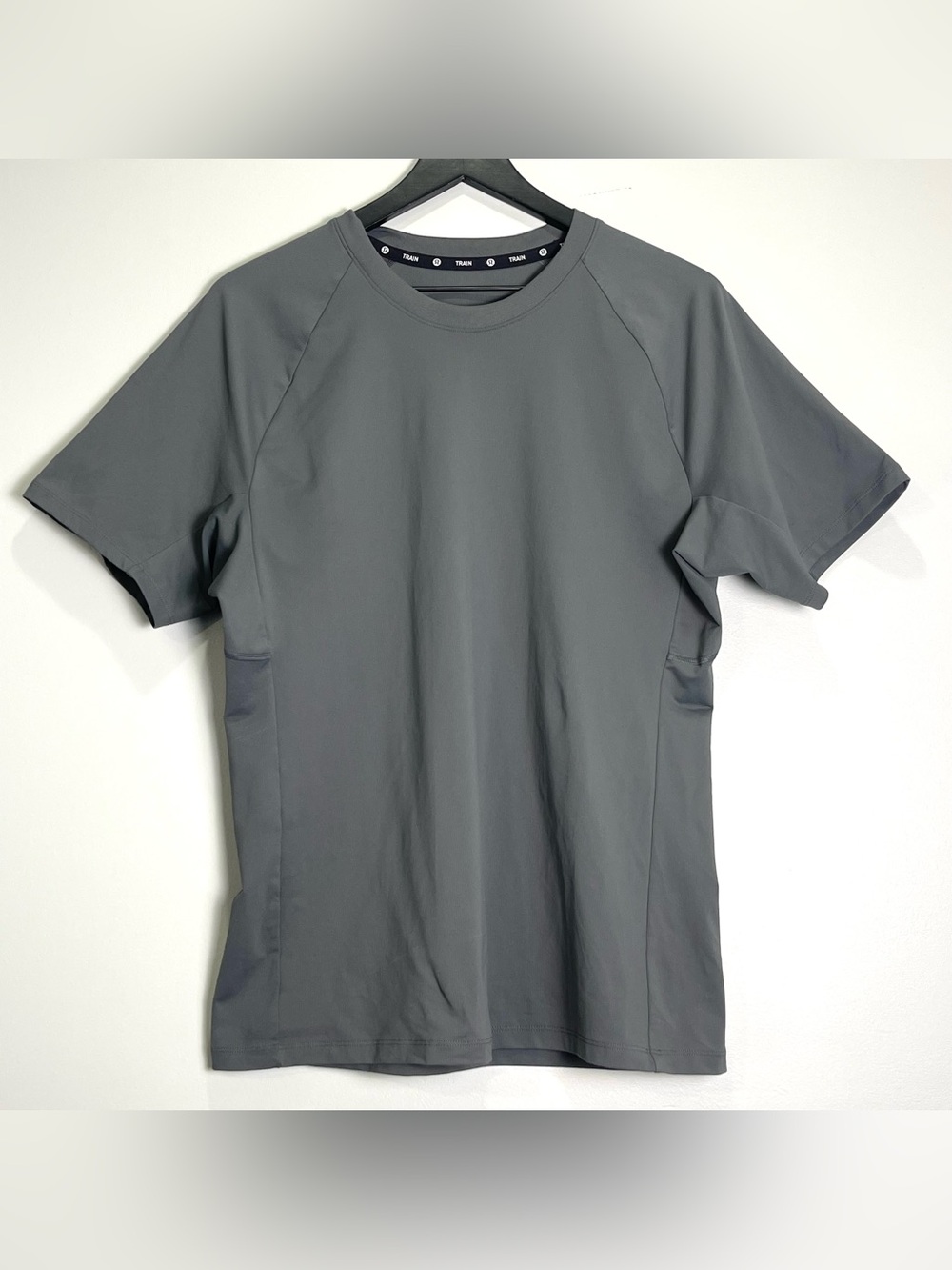 LULULEMON Mens Relaxed Fit Train Performance T-Shirt Gray ✔️ Measurment For Size